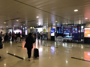 Màn hình LED ở sân bay