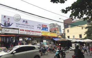 Quảng cáo bảng chợ phía Bắc