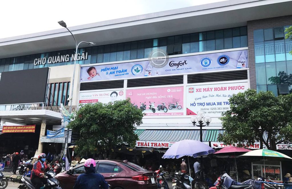 Quảng cáo pano chợ Quảng Ngãi