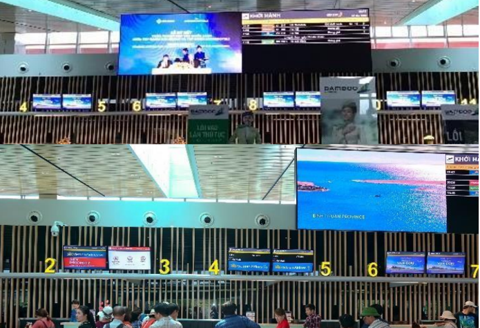 Màn Led sân bay Vân Đồn
