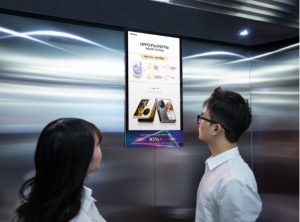 quảng cáo thang máy