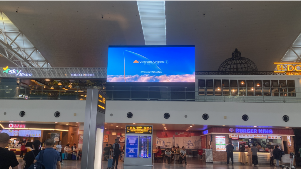quảng cáo sân bay